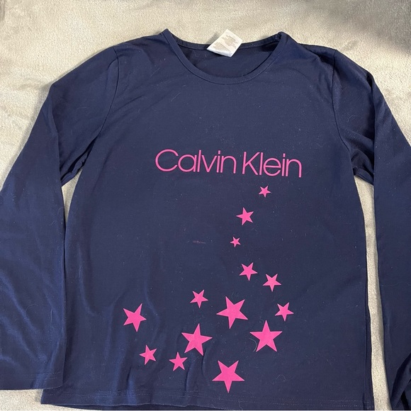 Girls Calvin Klein long sleeve top - Picture 1 of 2